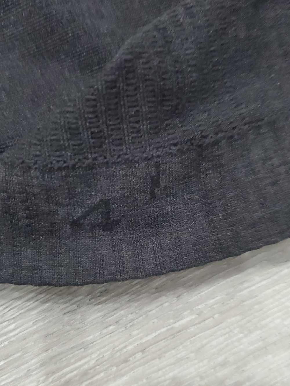 Lululemon Ebb To Street Tank Graphite Grey Size 4 Gently Used - Picture 7 of 8